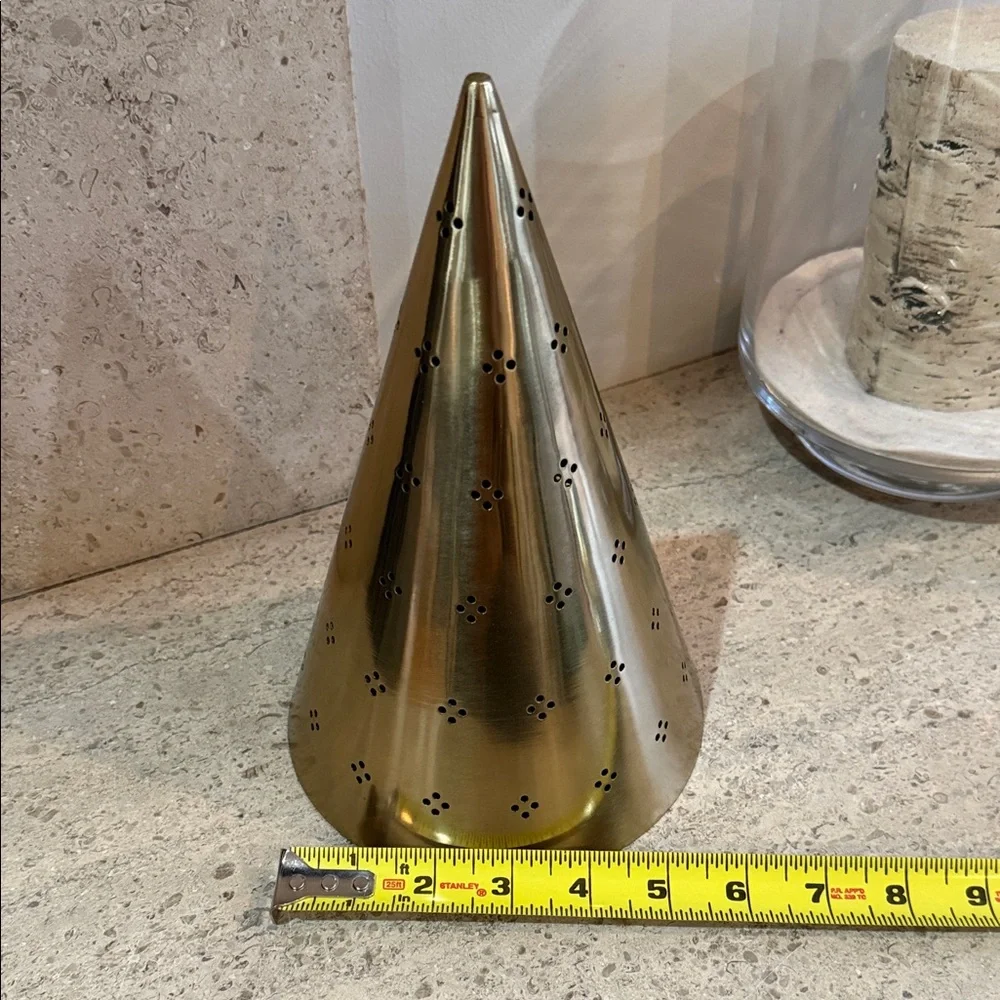 West Elm Gold Decorative Christmas Tree